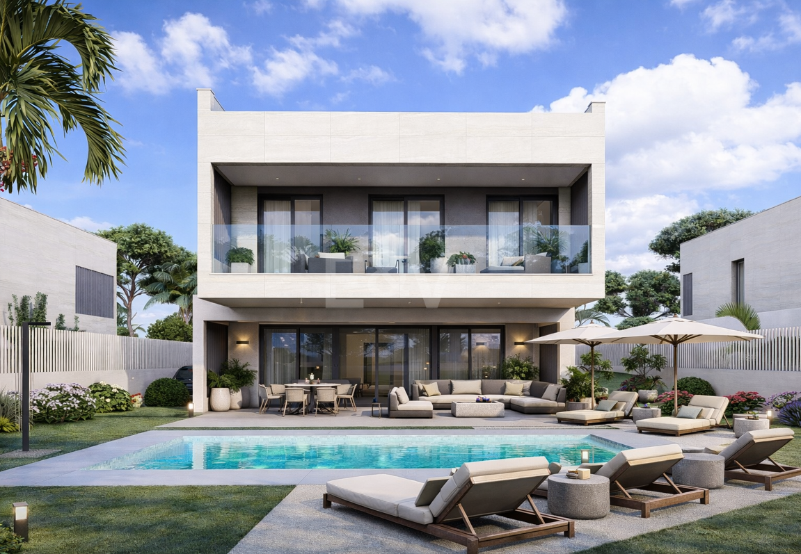 Newly Built Contemporary Villa in an Exclusive Residential Area