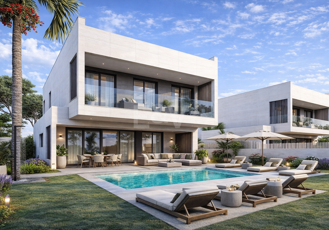 Villa Contemporánea de Nueva Construcción en una Zona Residencial Privilegiada