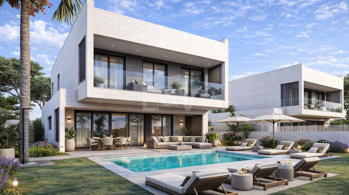Newly Built Contemporary Villa in an Exclusive Residential Area