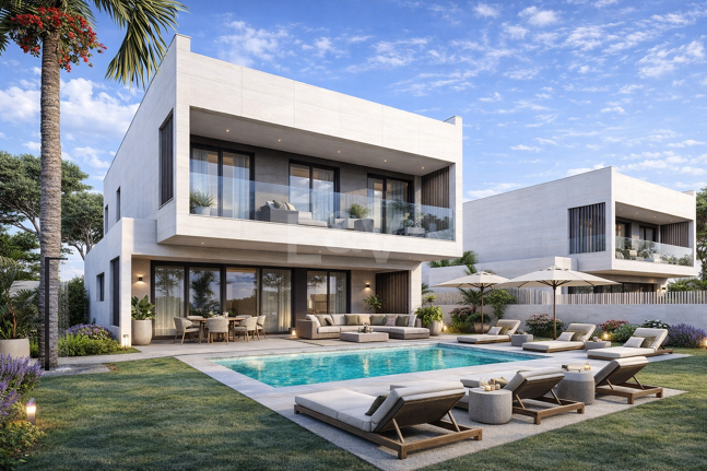 Newly Built Contemporary Villa in an Exclusive Residential Area