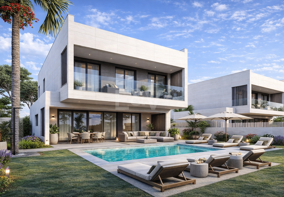 Modern Luxury Villa Newly Built in Prime Residential Area