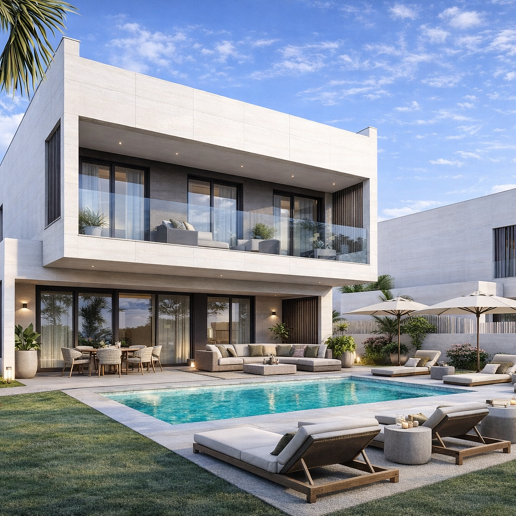 Modern Luxury Villa Newly Built in Prime Residential Area