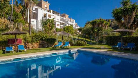 Top Golf-Gebiet Apartment mit Berglandschaft in Monte Almendro