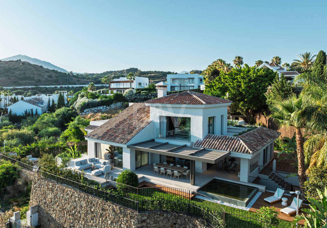 Villa élégante dans les meilleures vallées de golf de Marbella