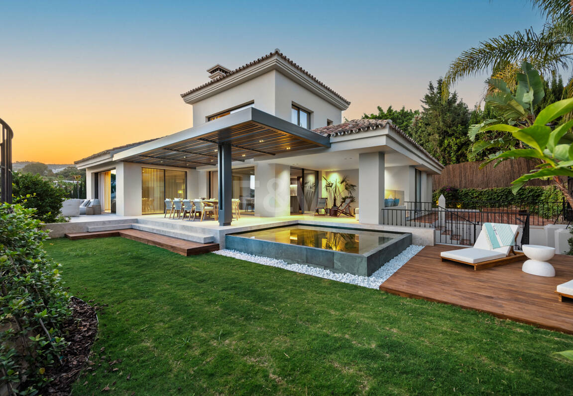Elegante villa en los mejores Valles de Golf de Marbella