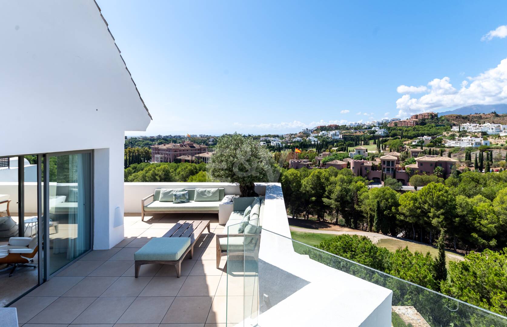 First Line Golf Duplex Penthouse with Private Pool and Sea Views