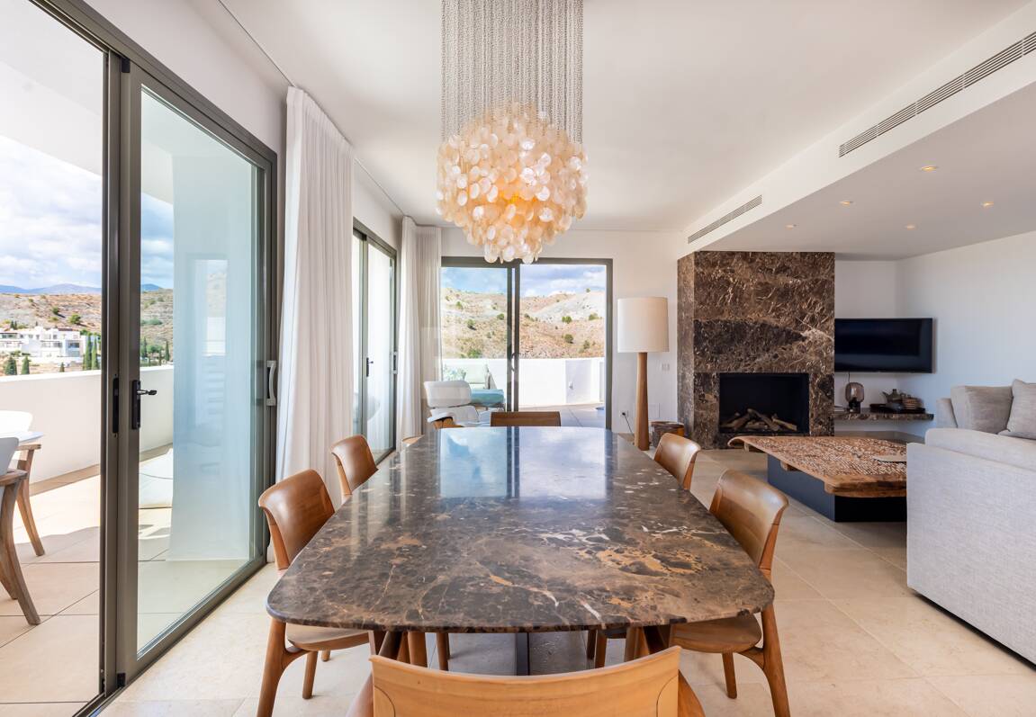 First Line Golf Duplex Penthouse with Private Pool and Sea Views