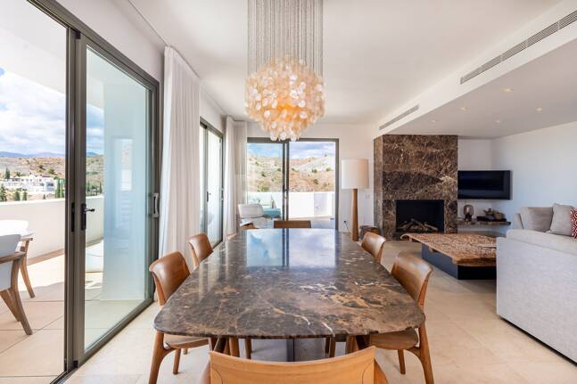 First Line Golf Duplex Penthouse with Private Pool and Sea Views