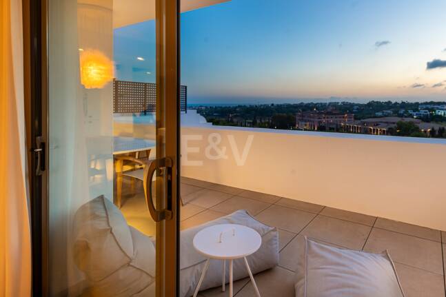 First Line Golf Duplex Penthouse with Private Pool and Sea Views