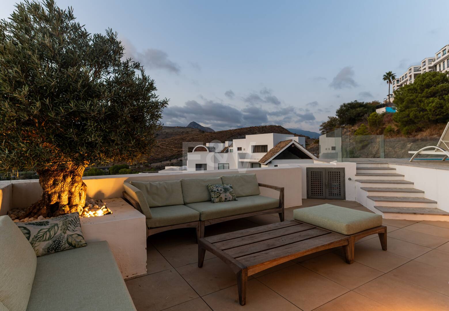 First Line Golf Duplex Penthouse with Private Pool and Sea Views