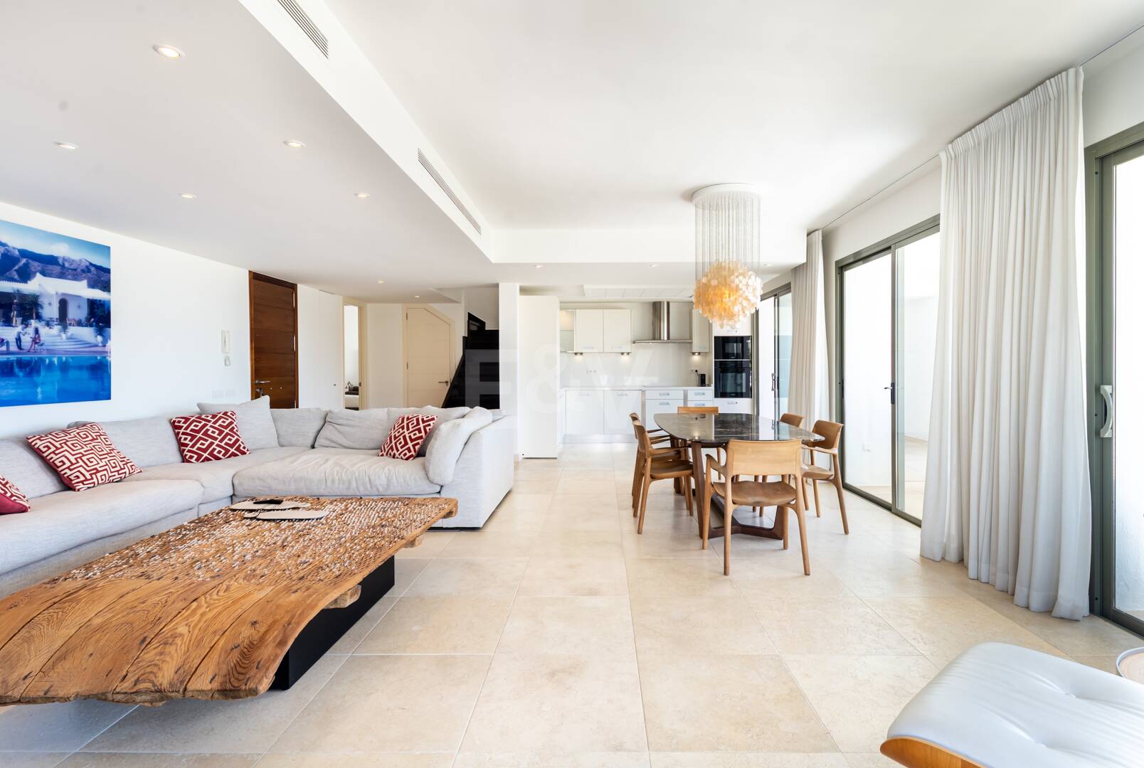 Duplex Penthouse in Erster Reihe zum Golfplatz mit Privatem Pool und Meerblick