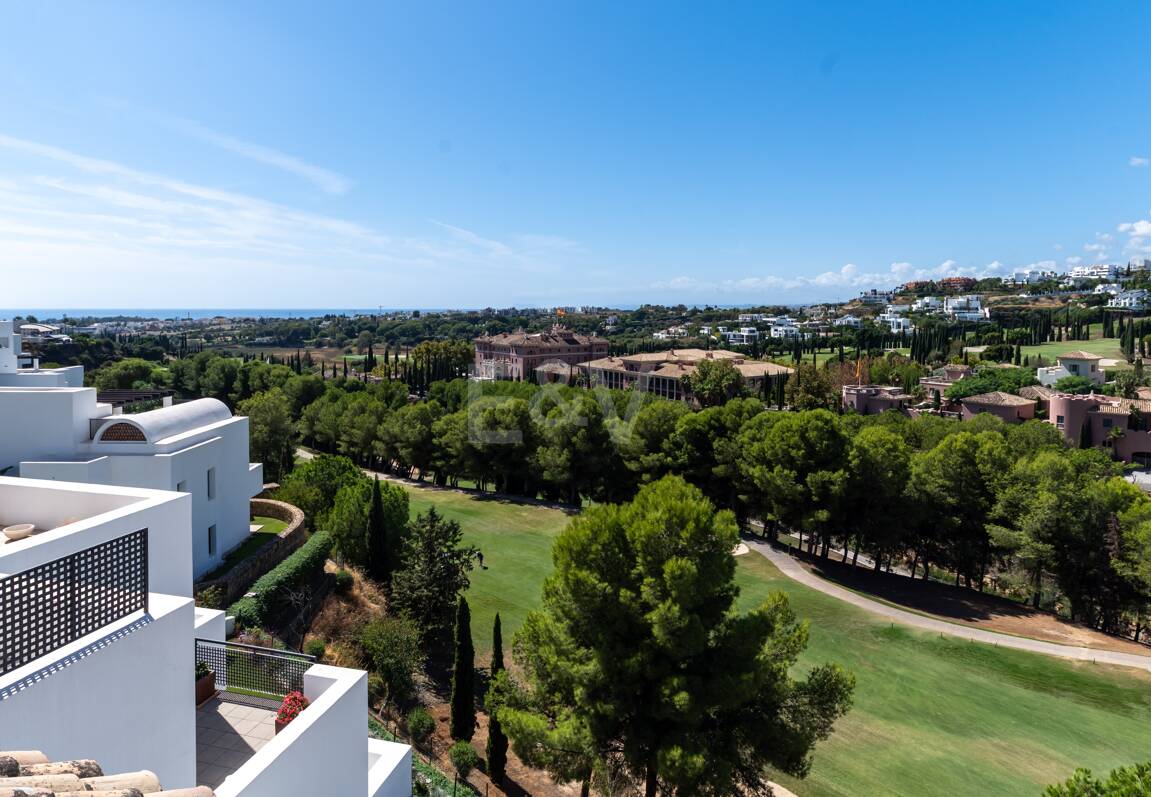 First Line Golf Duplex Penthouse with Private Pool and Sea Views