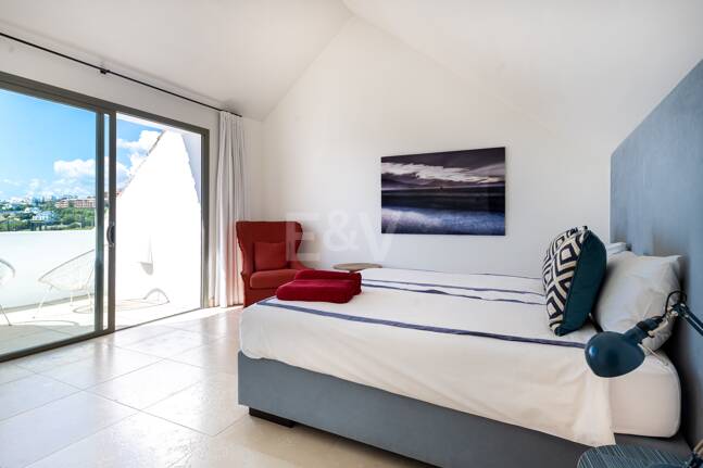 First Line Golf Duplex Penthouse with Private Pool and Sea Views