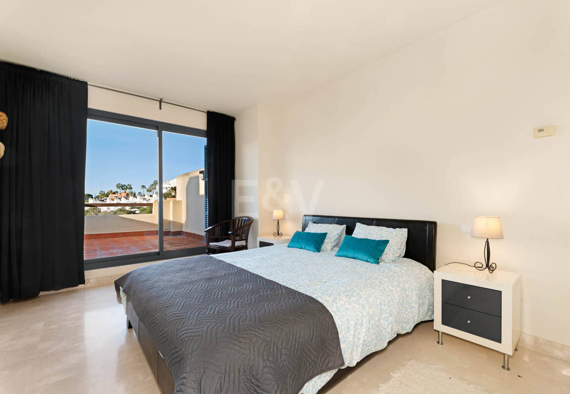 Townhouse med golf och havsutsikt, idealisk för investeringar och semesteruthyrning