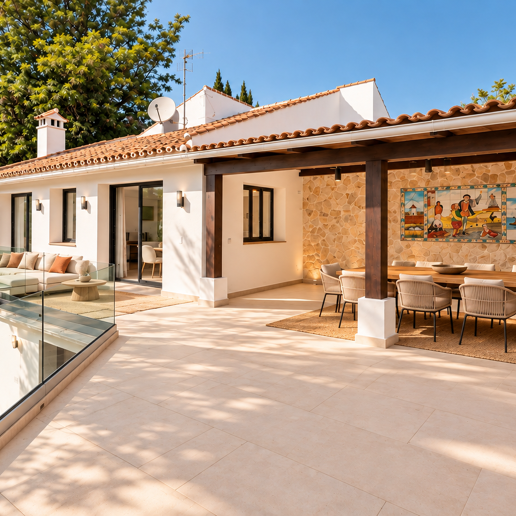 Modern Villa med privat pool och trädgård i El Rosario, Marbella