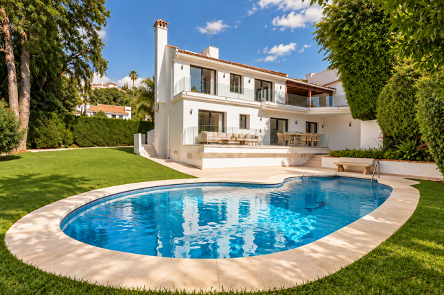 Modern Villa med privat pool och trädgård i El Rosario, Marbella