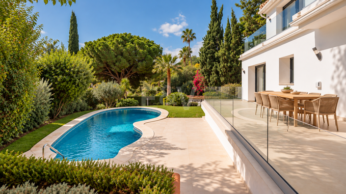Modern Villa with Private Pool and Garden in El Rosario, Marbella