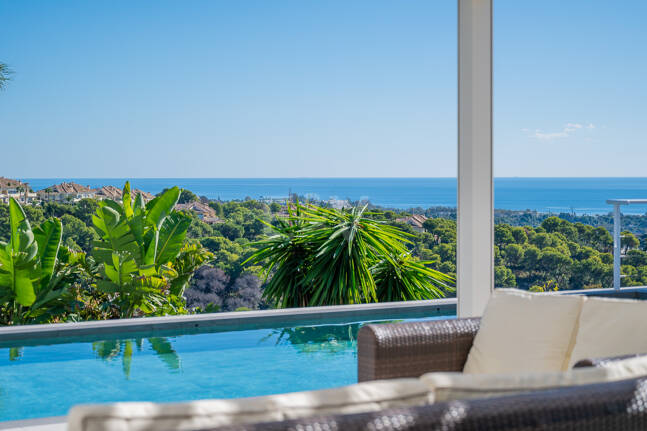 Contemporary Luxury Villa with Sea and Mountain Views