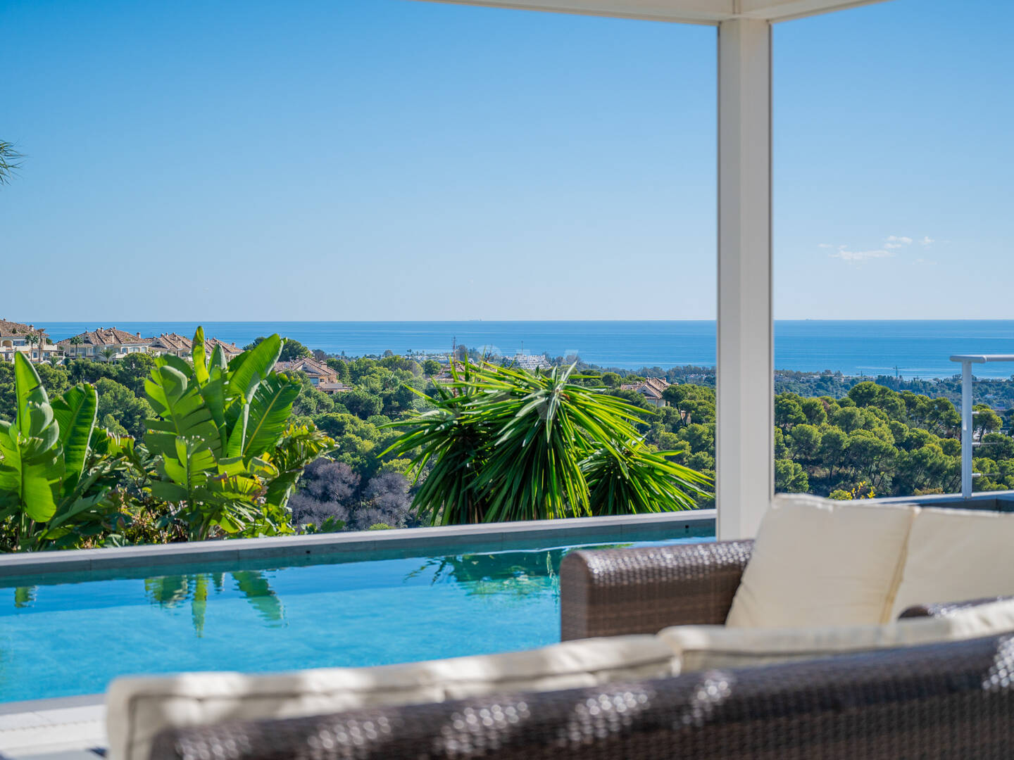 Contemporary Luxury Villa with Sea and Mountain Views