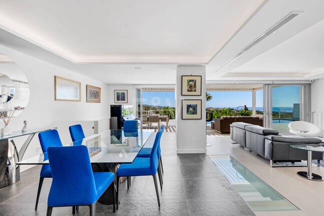 Contemporary Luxury Villa with Sea and Mountain Views