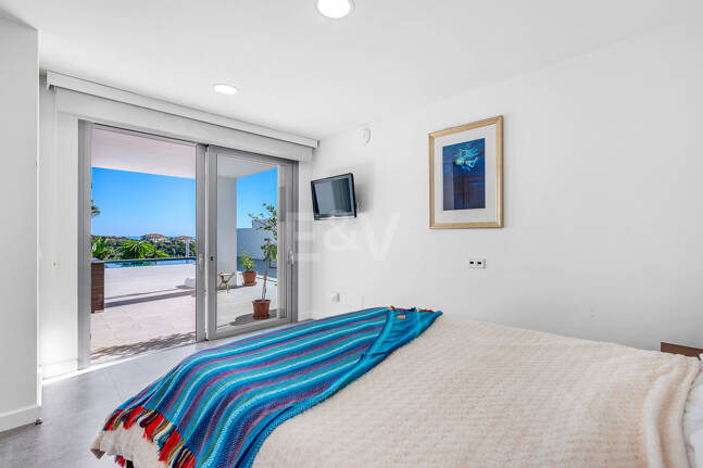 Contemporary Luxury Villa with Sea and Mountain Views