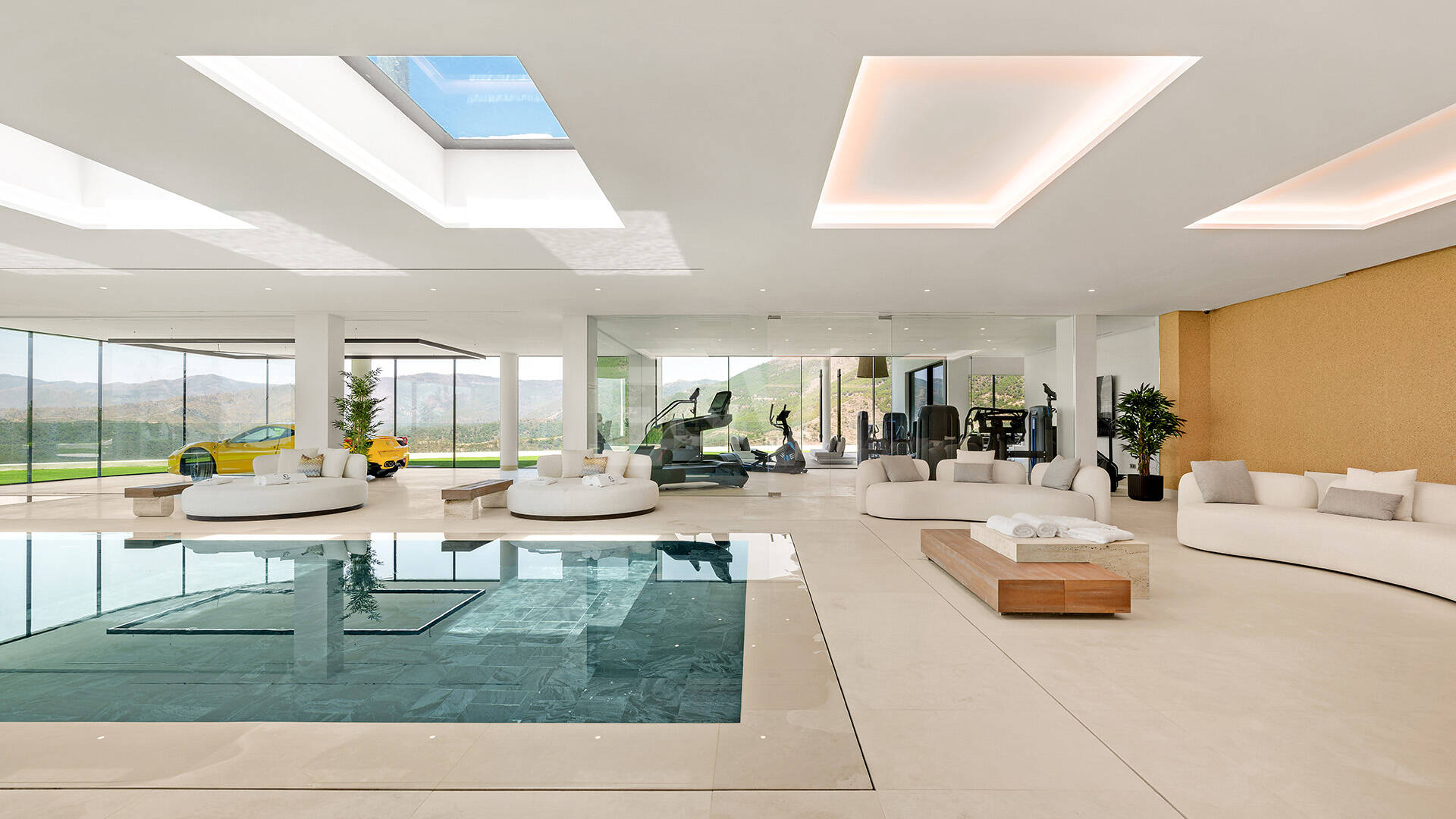Architectural Masterpiece with Spectacular Sea and Mountain Views