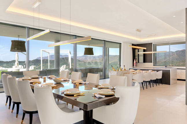 Architectural Masterpiece with Spectacular Sea and Mountain Views