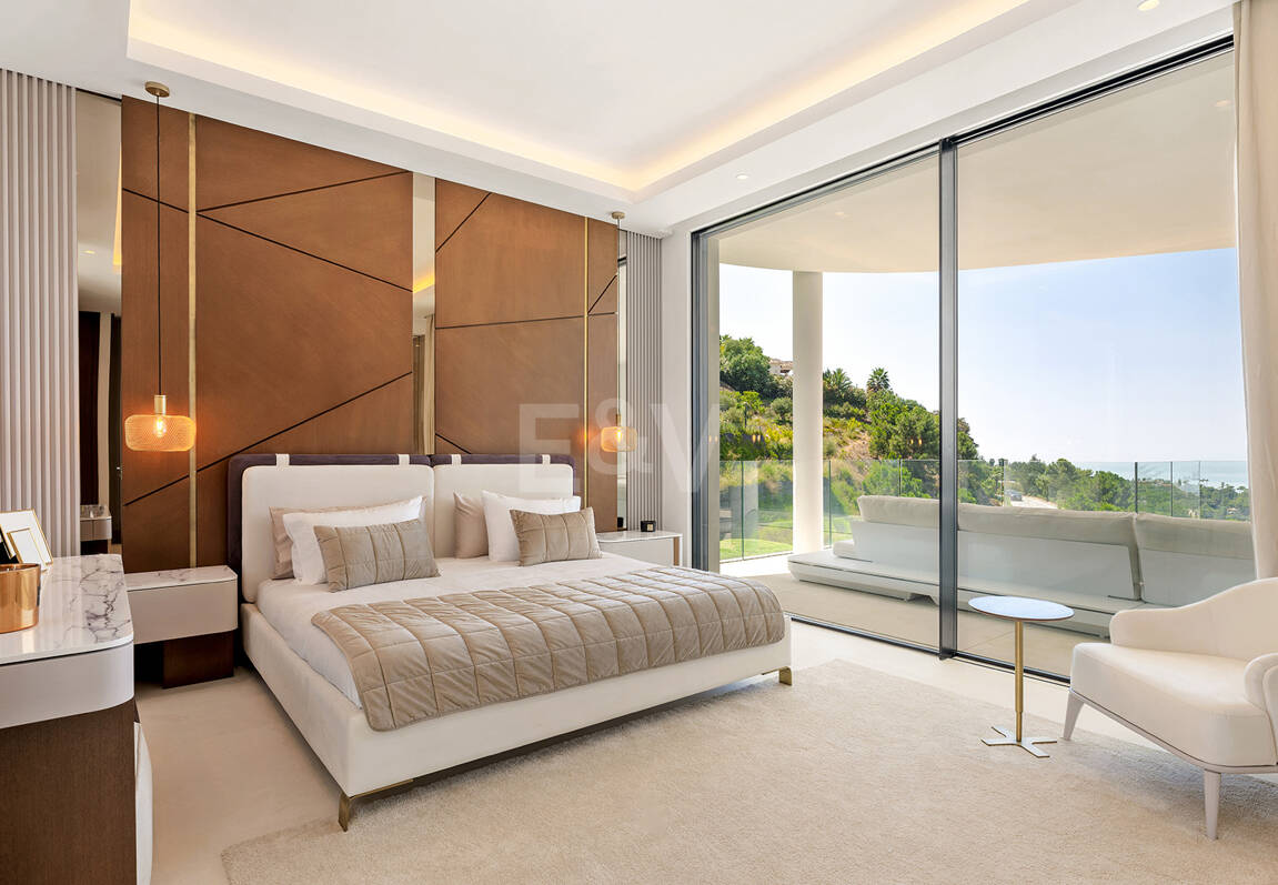 Architectural Masterpiece with Spectacular Sea and Mountain Views