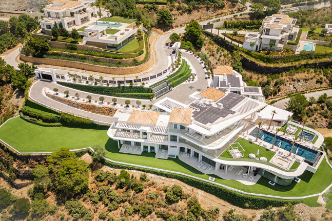Architectural Masterpiece with Spectacular Sea and Mountain Views