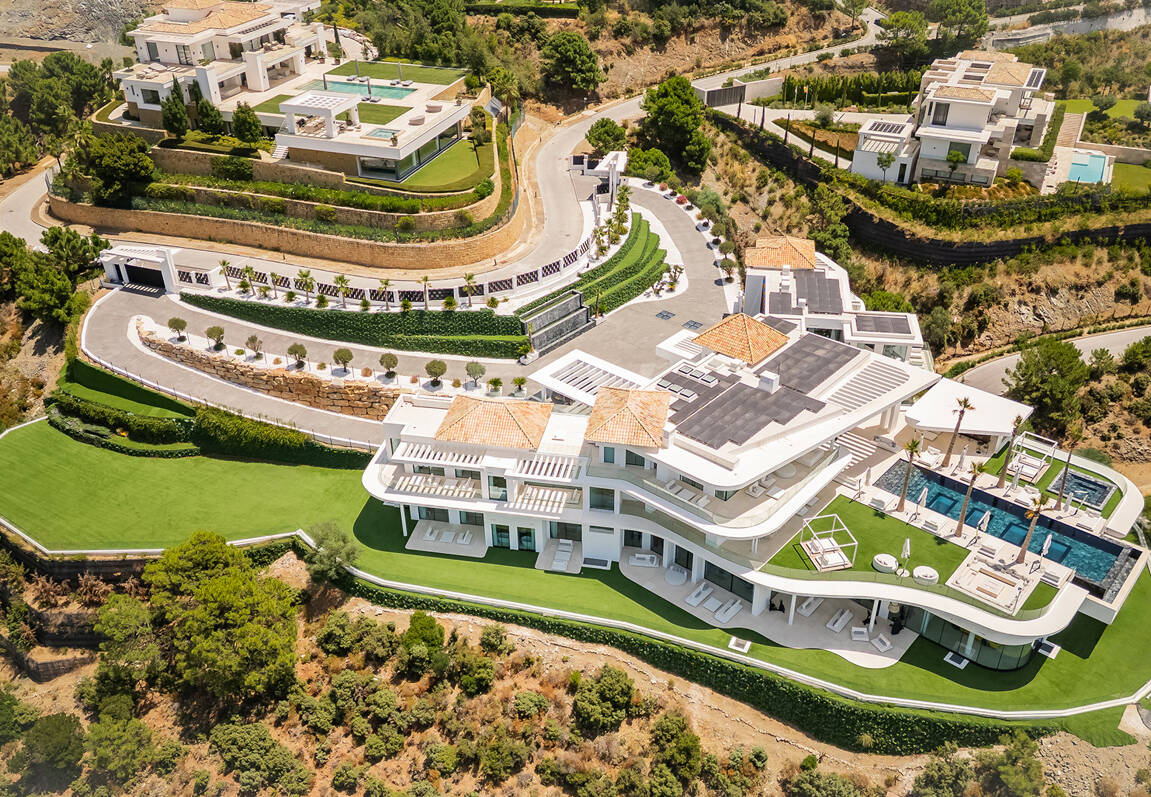 Architectural Masterpiece with Spectacular Sea and Mountain Views