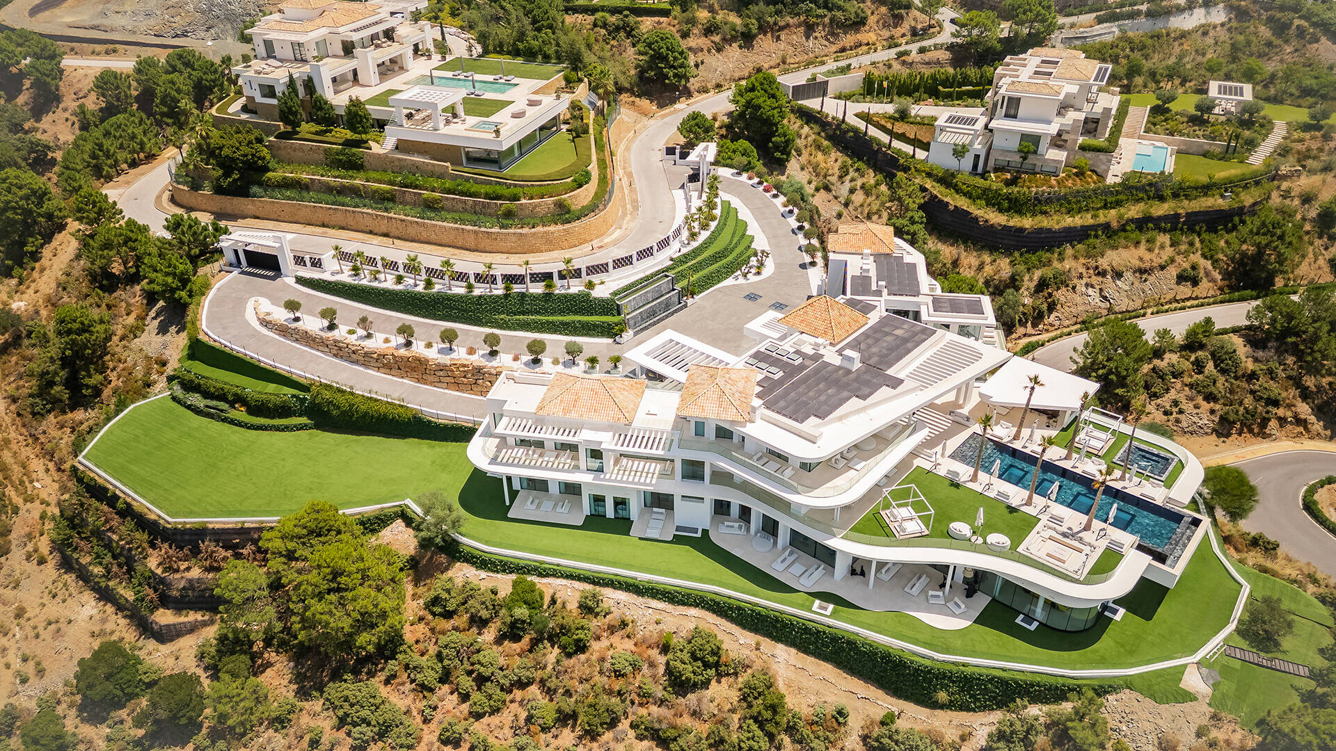 Architectural Masterpiece with Spectacular Sea and Mountain Views