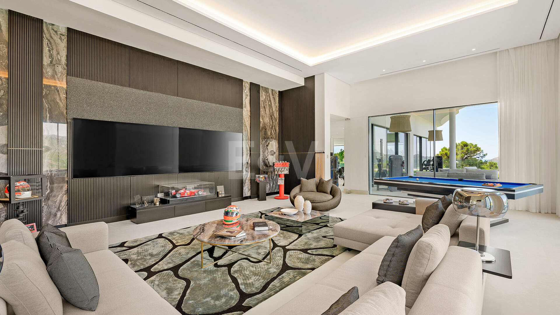 Architectural Masterpiece with Spectacular Sea and Mountain Views
