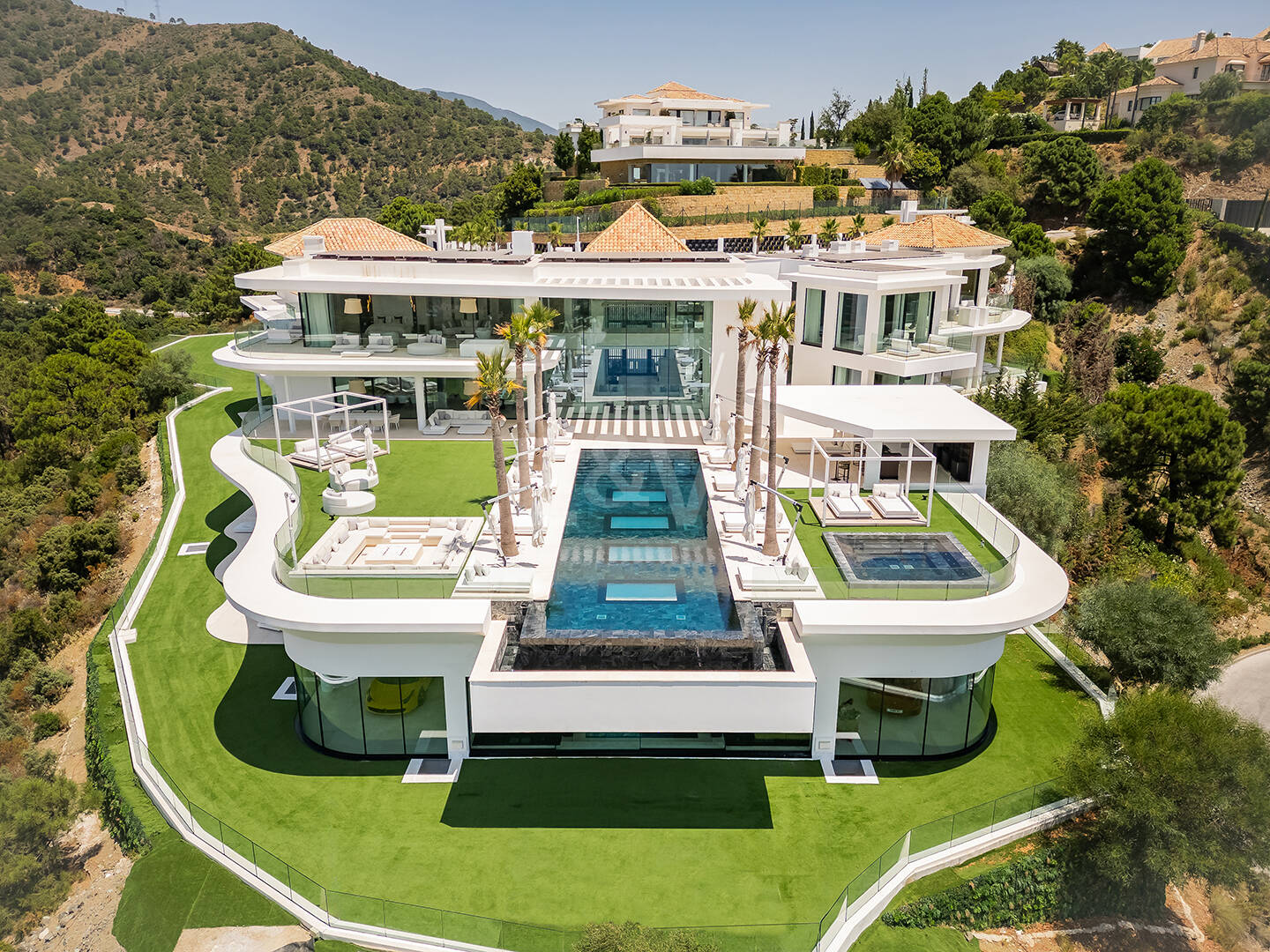 Architectural Masterpiece with Spectacular Sea and Mountain Views