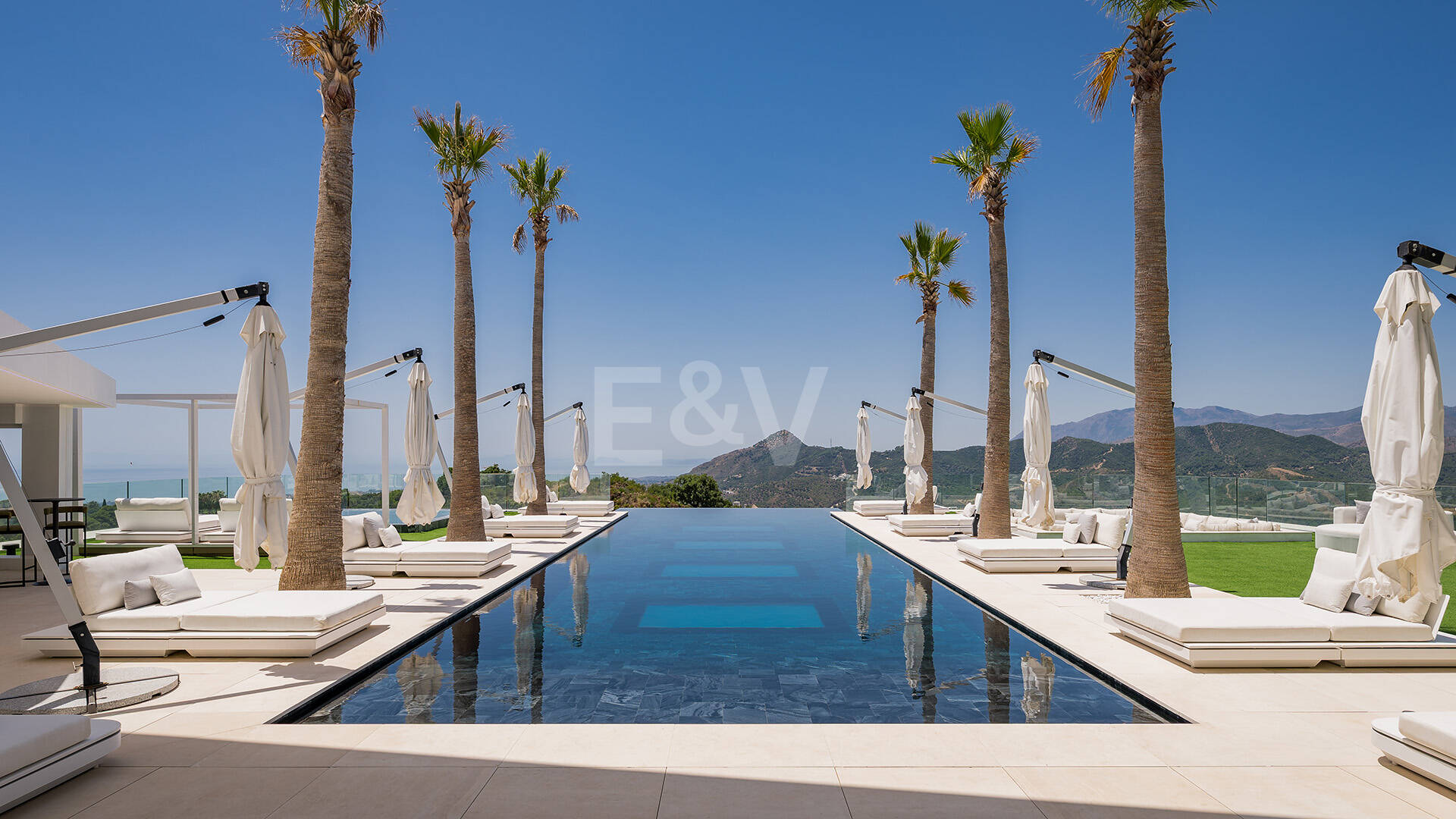 Architectural Masterpiece with Spectacular Sea and Mountain Views