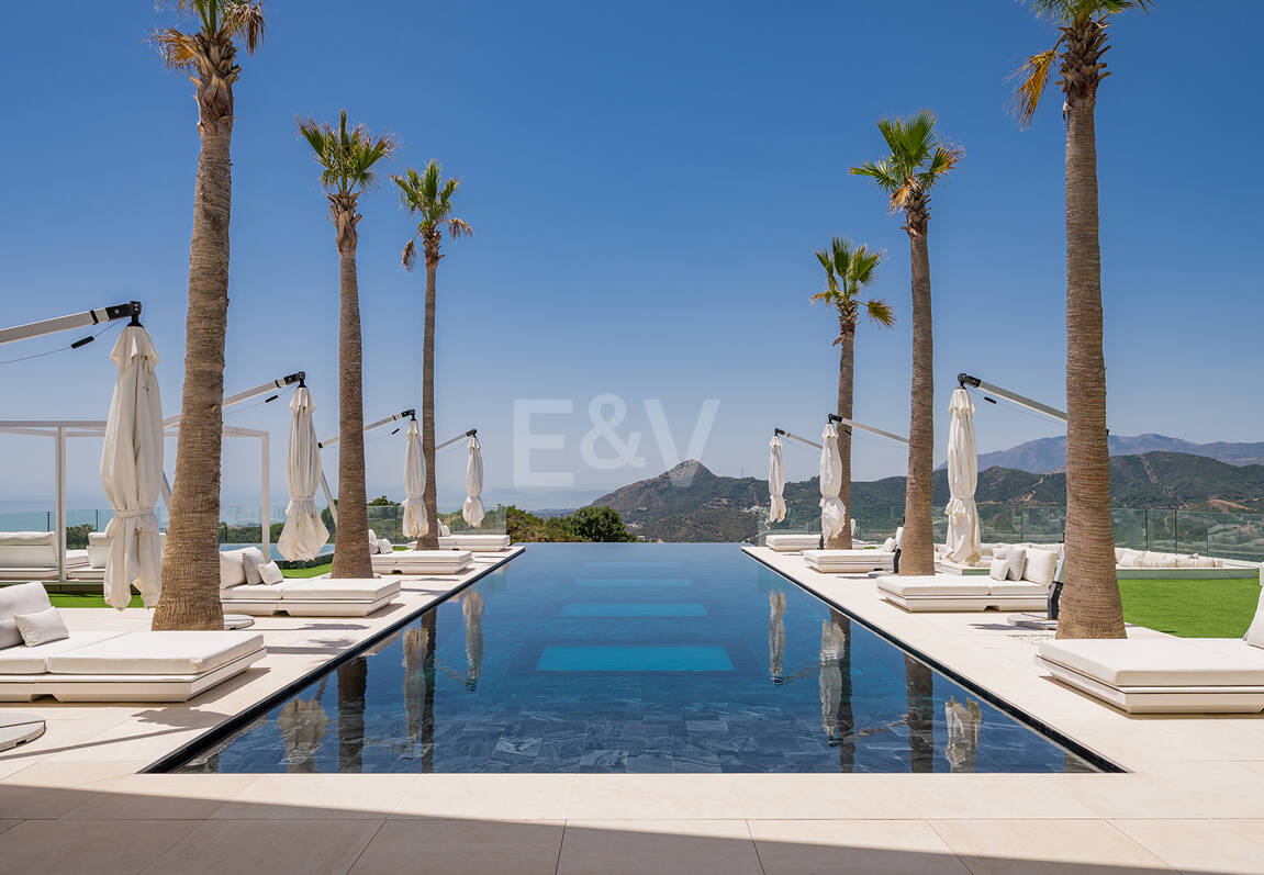 Architectural Masterpiece with Spectacular Sea and Mountain Views