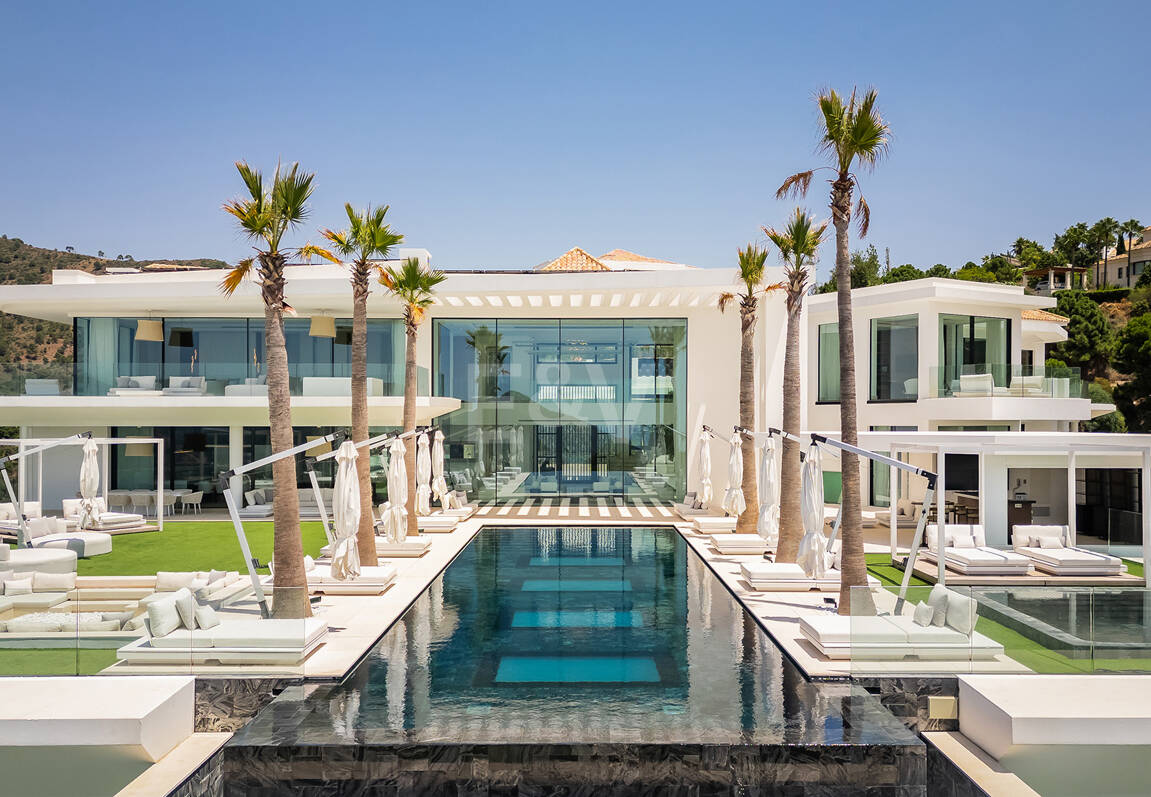 Architectural Masterpiece with Spectacular Sea and Mountain Views