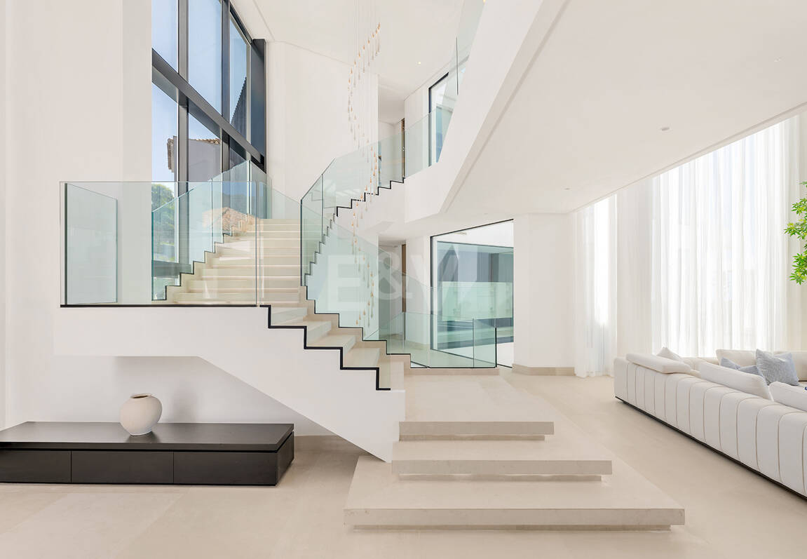 Architectural Masterpiece with Spectacular Sea and Mountain Views