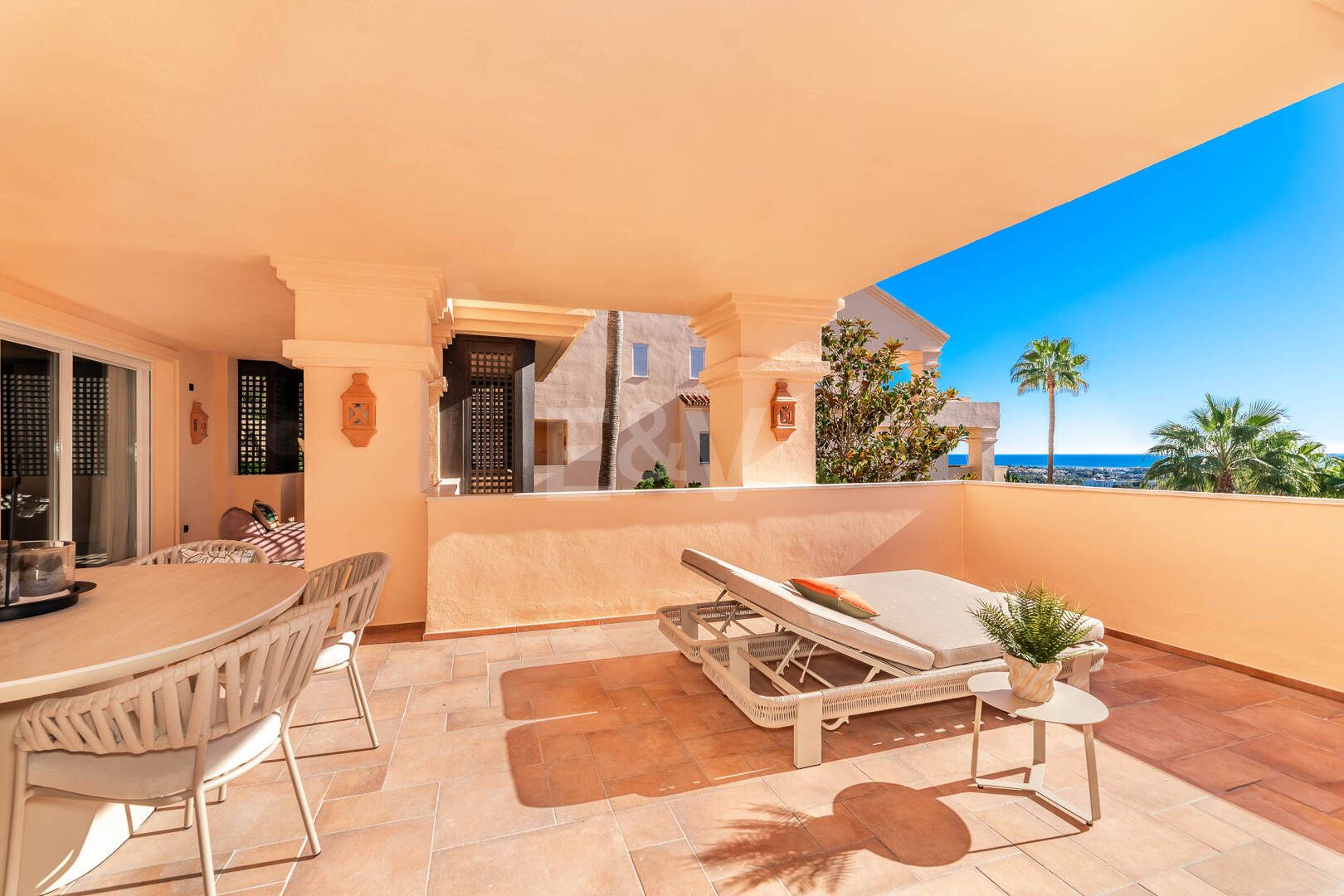 Spacious Apartment with Sea Views in a Prestigious Gated Community