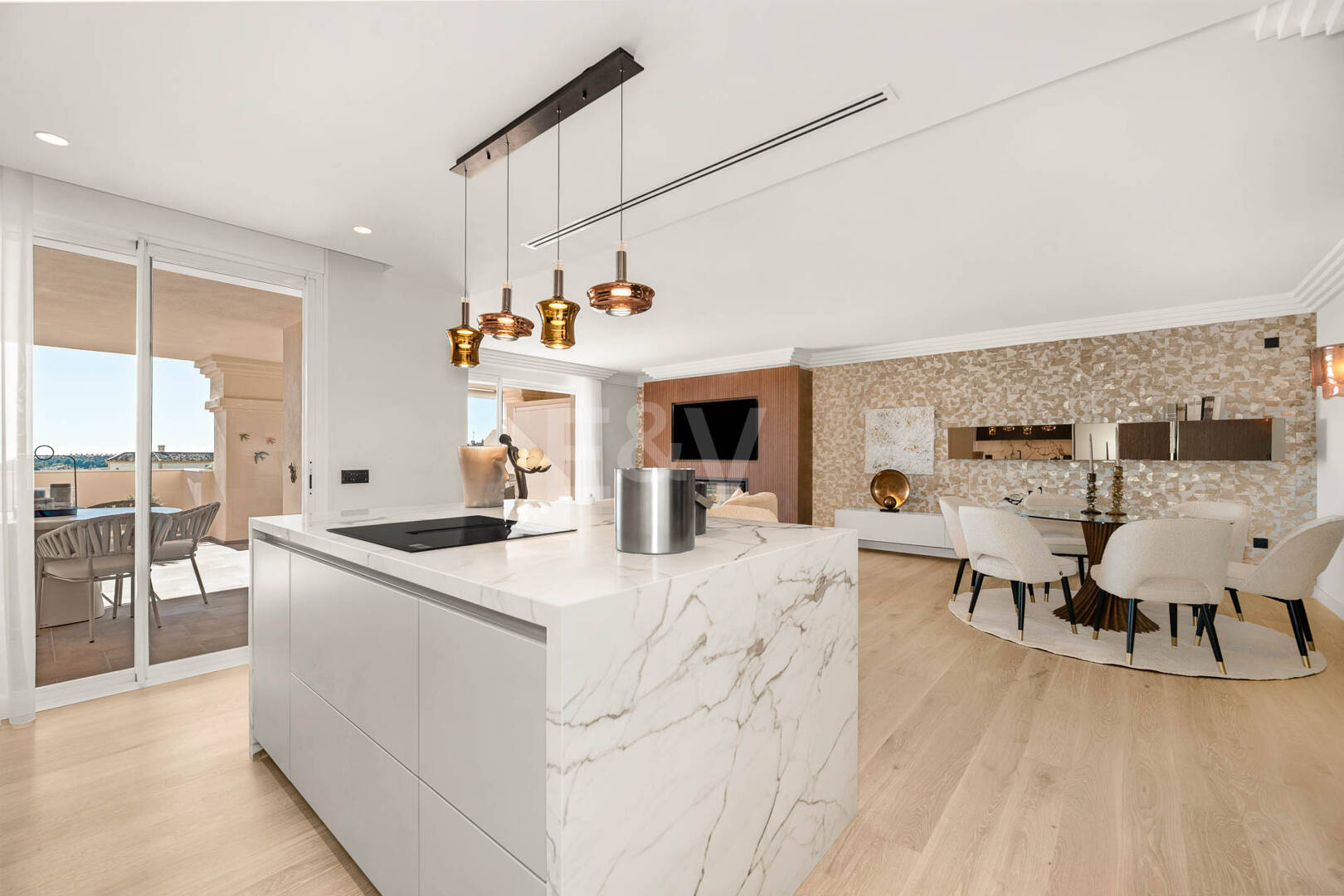 Spacious Apartment with Sea Views in a Prestigious Gated Community