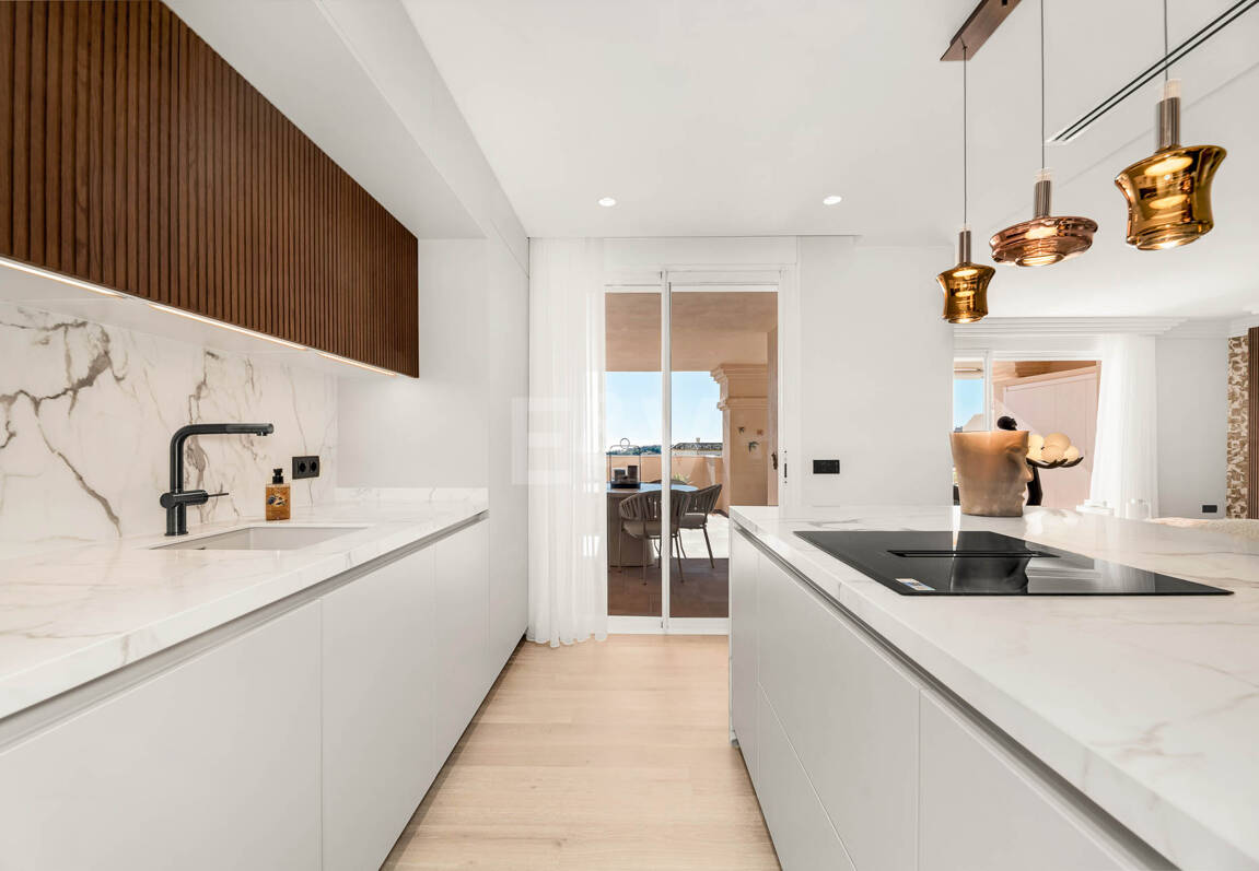 Spacious Apartment with Sea Views in a Prestigious Gated Community