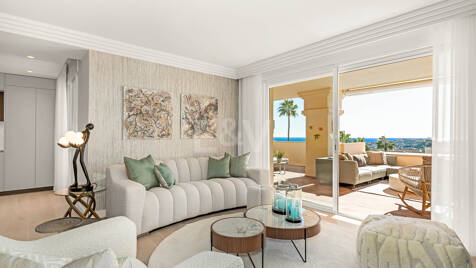 Spacious Apartment with Sea Views in a Prestigious Gated Community