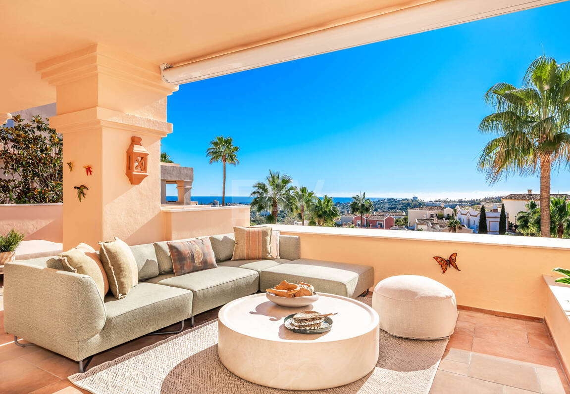 Spacious Apartment with Sea Views in a Prestigious Gated Community