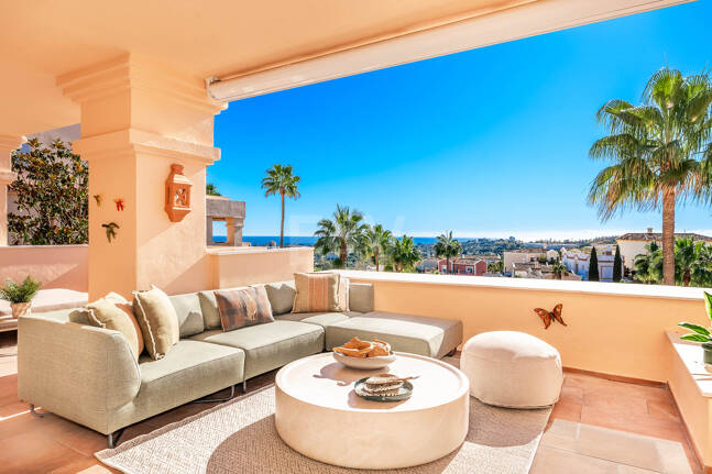 Spacious Apartment with Sea Views in a Prestigious Gated Community