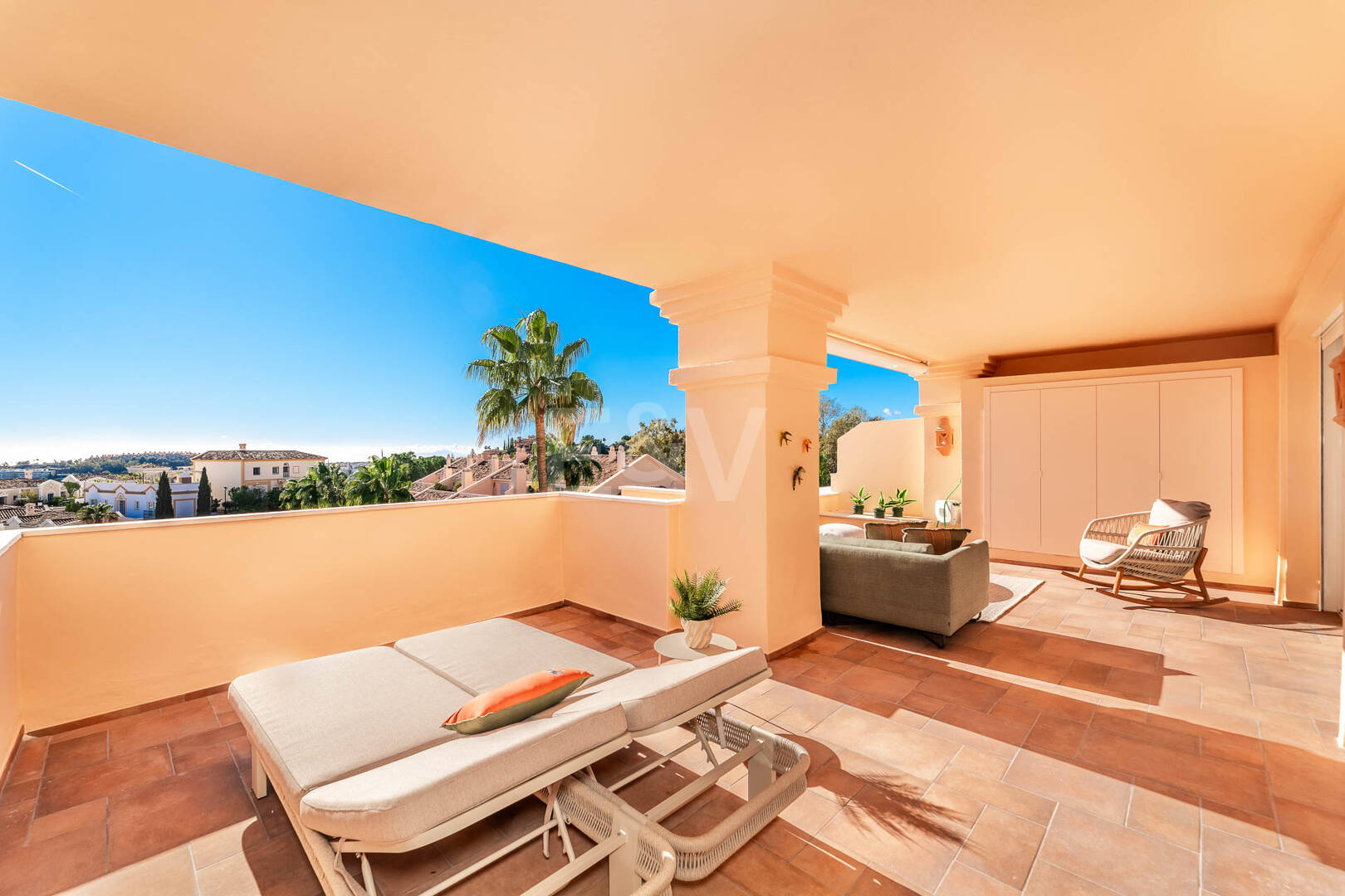 Spacious Apartment with Sea Views in a Prestigious Gated Community