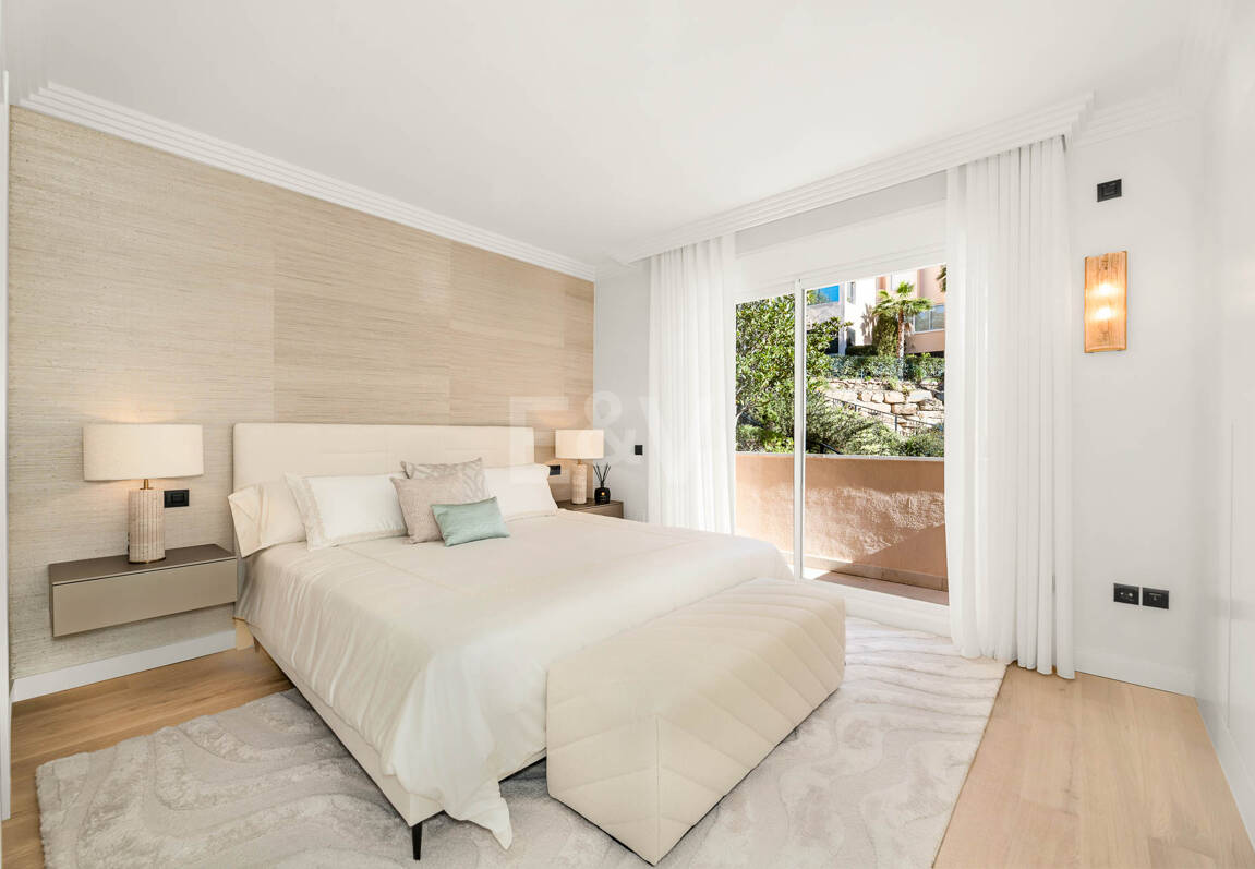 Spacious Apartment with Sea Views in a Prestigious Gated Community