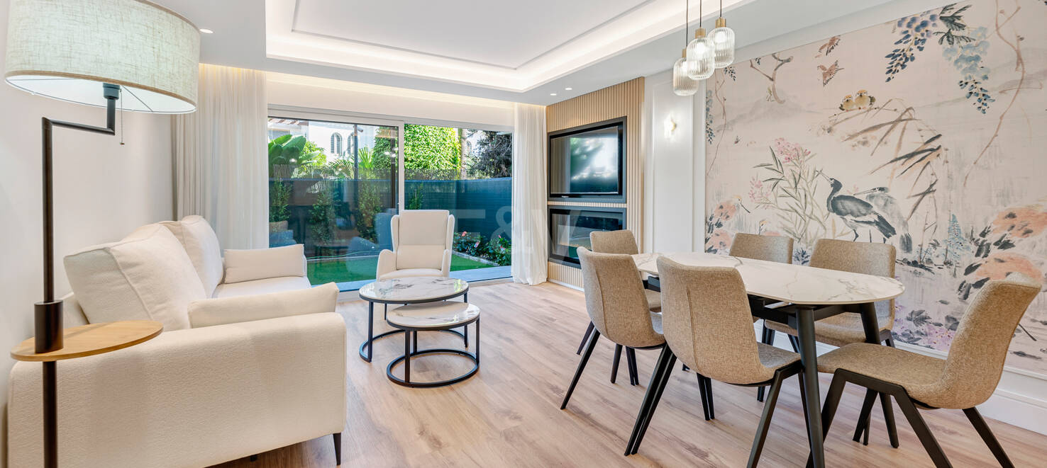 Apartamento moderno en planta baja con ubicación costera privilegiada