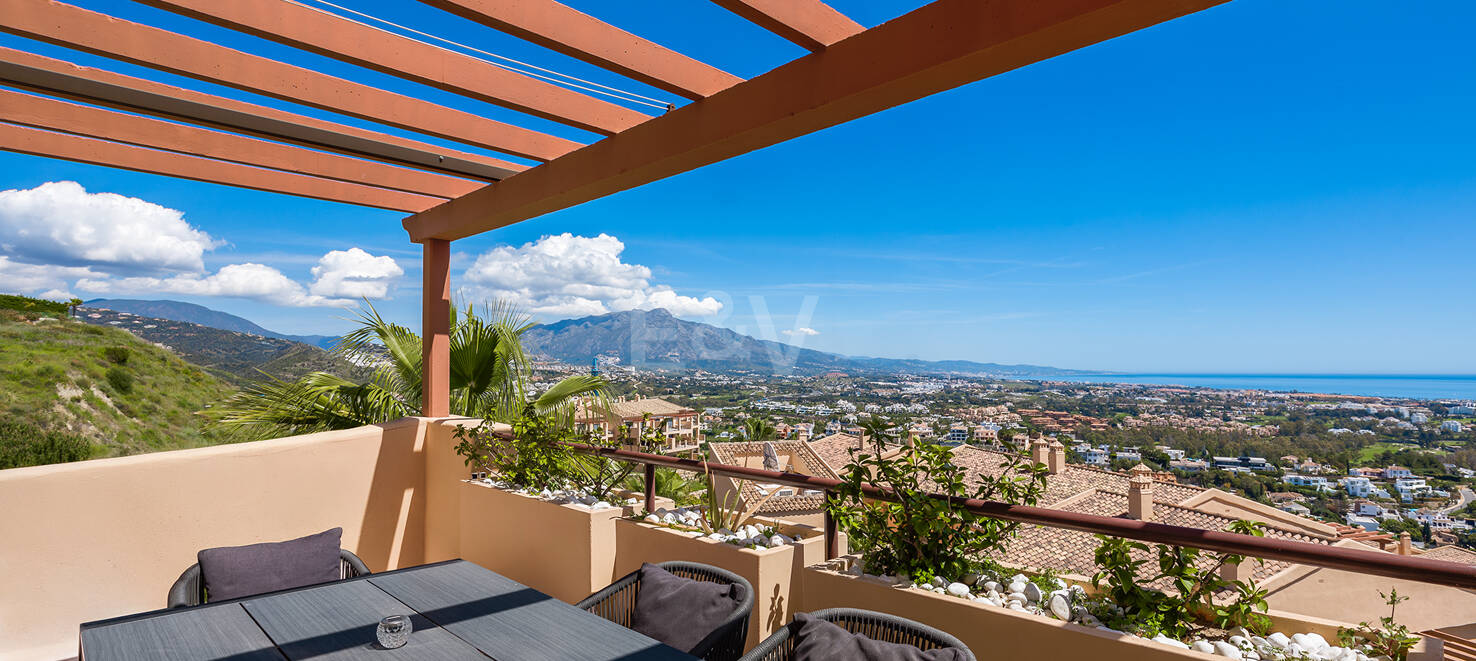 Dreamlike Terraced Penthouse Enhanced by Endless Horizons Views