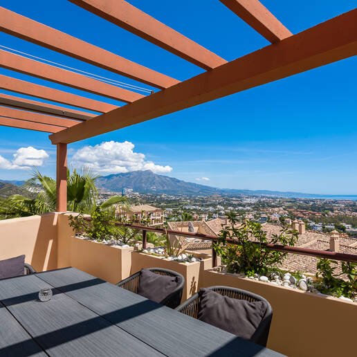 Dreamlike Terraced Penthouse Enhanced by Endless Horizons Views