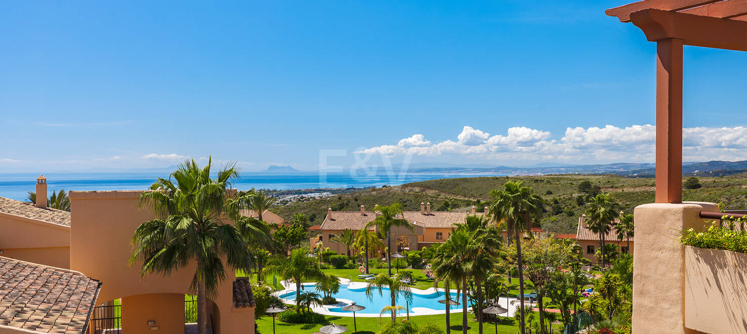 Dreamlike Terraced Penthouse Enhanced by Endless Horizons Views