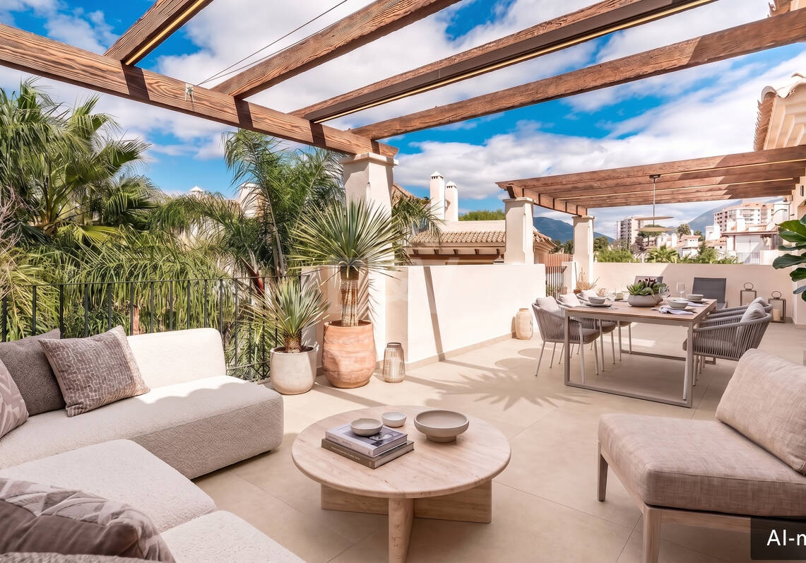 Penthouse with impressive Rooftop Solarium in Nueva Andalucía